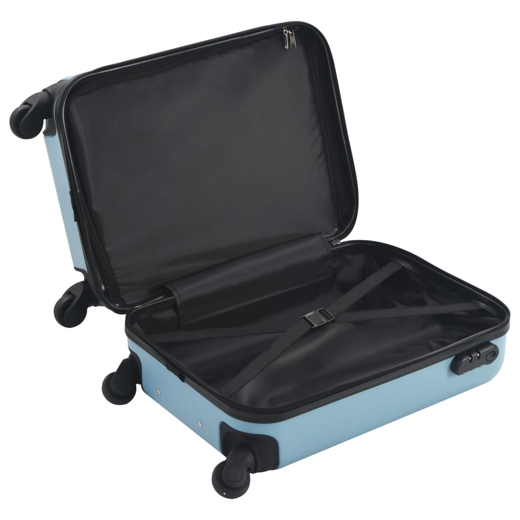 Trolley a Custodia Rigida Blu ABS