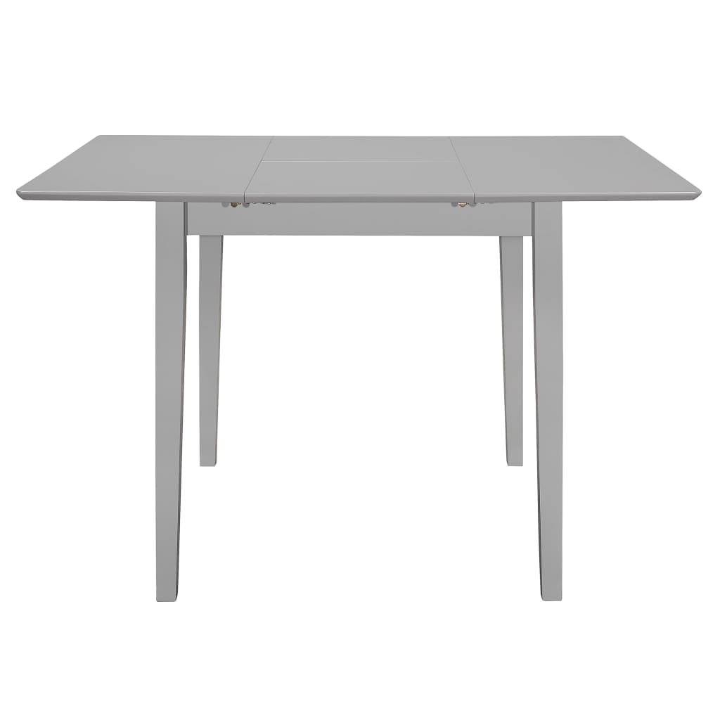 Tavolo da Pranzo Estensibile Grigio (80-120)x80x74 cm in MDF cod mxl 20783