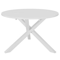 Tavolo da Pranzo Bianco 120x75 cm in MDF 247632