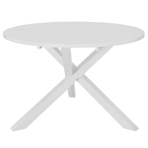 Tavolo da Pranzo Bianco 120x75 cm in MDF 247632