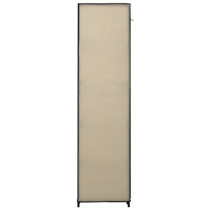 Armadio Pieghevole Crema 110x45x175 cm in Tessuto cod mxl 75723