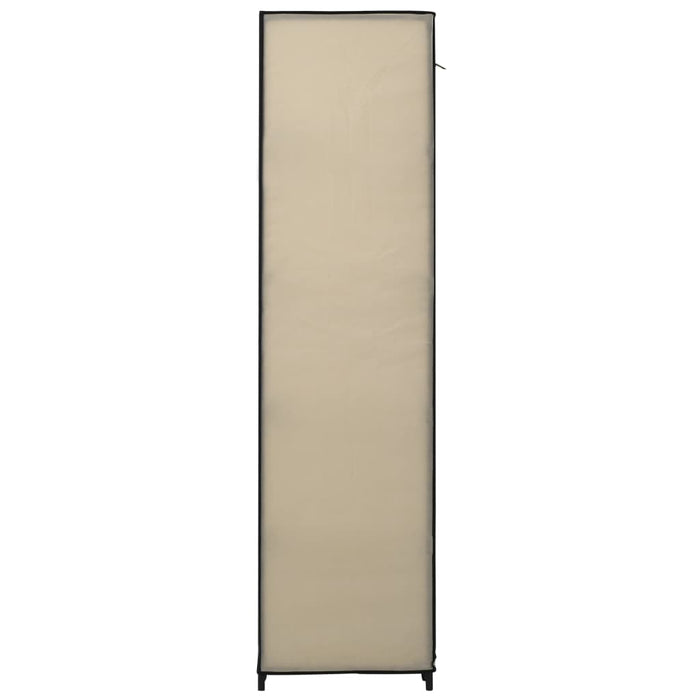 Armadio Pieghevole Crema 110x45x175 cm in Tessuto cod mxl 75723