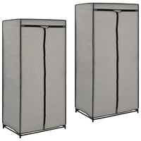 Armadio 2 pz Grigio 75x50x160 cmcod mxl 106138