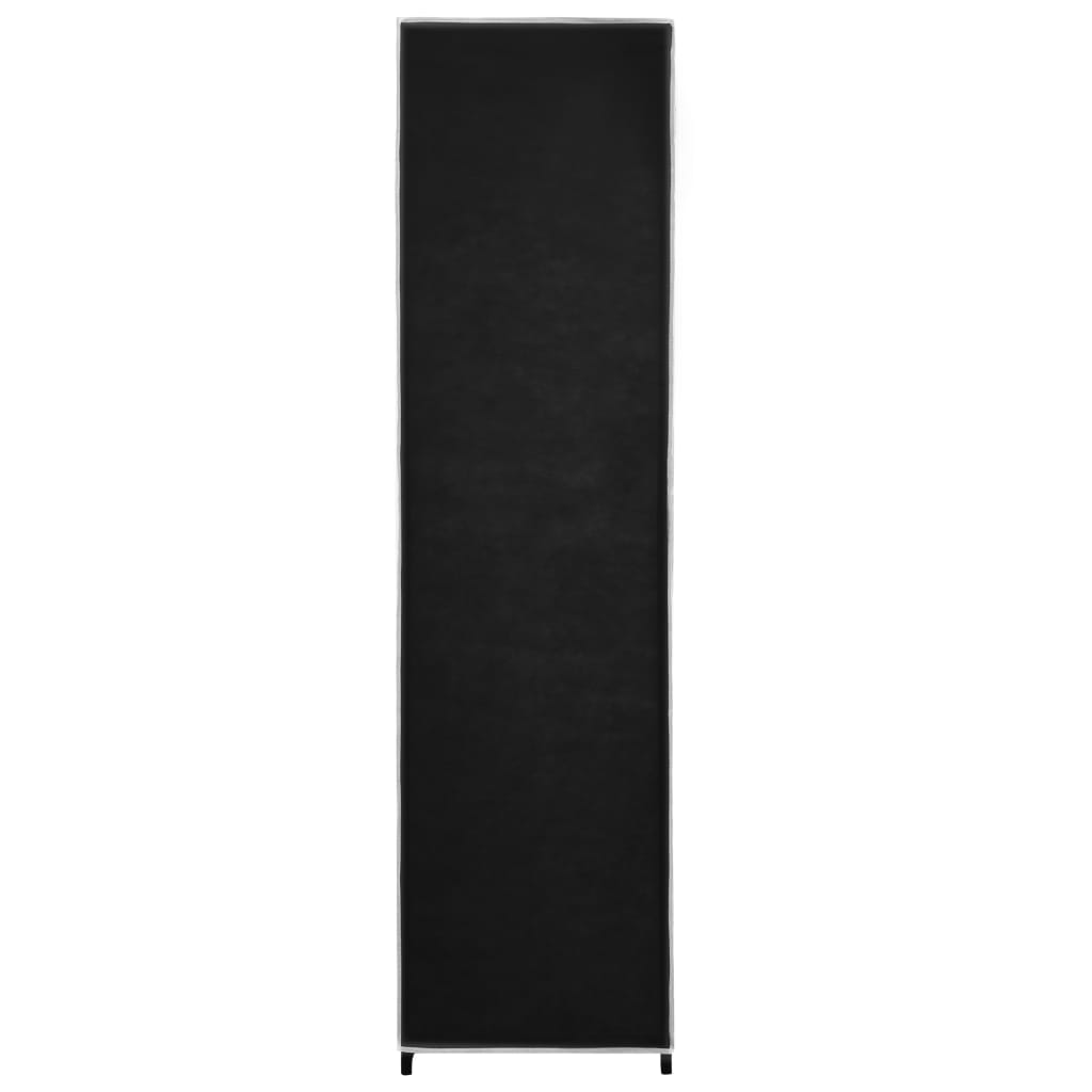 Guardaroba con 4 Scomparti Nero 175x45x170 cm 282445