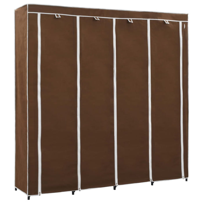 Guardaroba con 4 Scomparti Marrone 175x45x170 cm cod mxl 66123