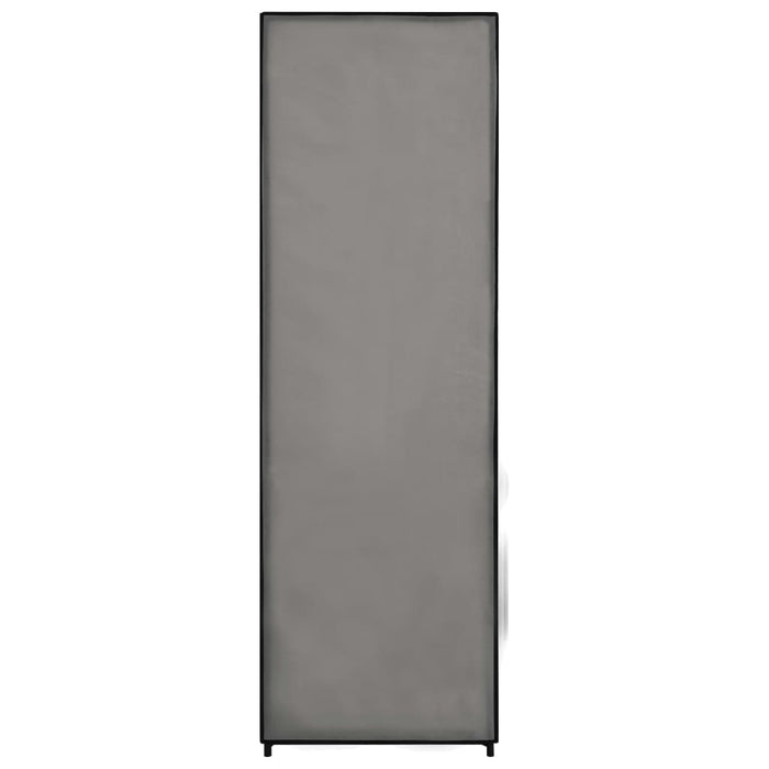 Armadio Grigio 87x49x159 cm in Tessuto 282460