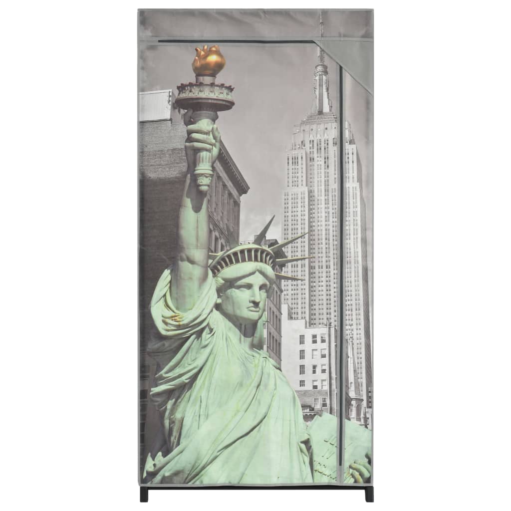 Armadio New York 75x45x160 cm in Tessuto cod mxl 67230