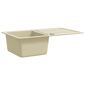 Lavello da Cucina in Granito Vasca Singola Beige cod mxl 30505