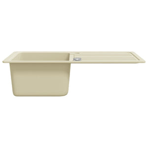 Lavello da Cucina in Granito Vasca Singola Beige cod mxl 30505