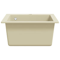 Lavello da Cucina in Granito Vasca Singola Beige 144850