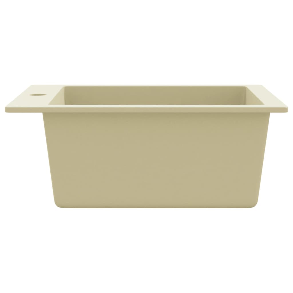 Lavello da Cucina in Granito Vasca Singola Beige 144850