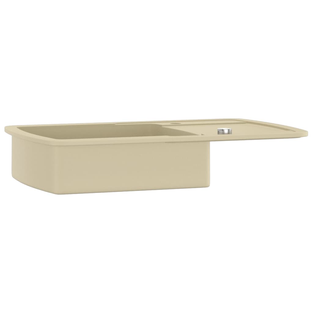 Lavello da Cucina in Granito Vasca Singola Beige cod mxl 34987