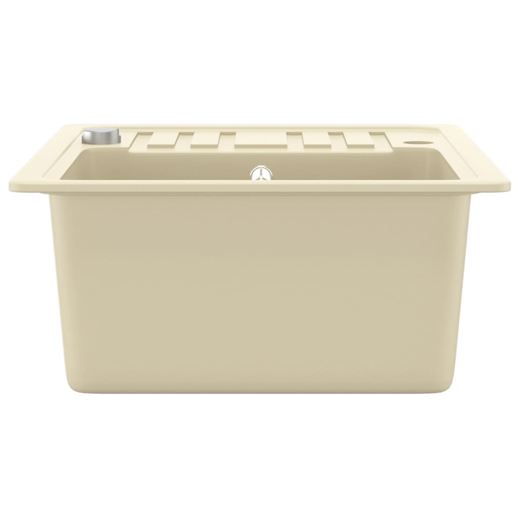 Lavello da Cucina in Granito Vasca Singola Beige cod 11999