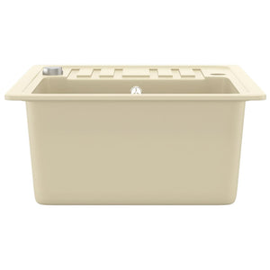 Lavello da Cucina in Granito Vasca Singola Beige cod 11999