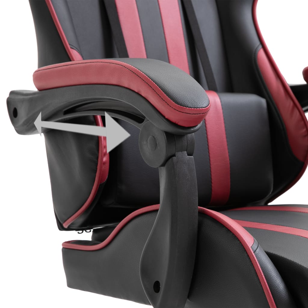 Sedia da Gaming Rosso Vino in Similpelle 20215