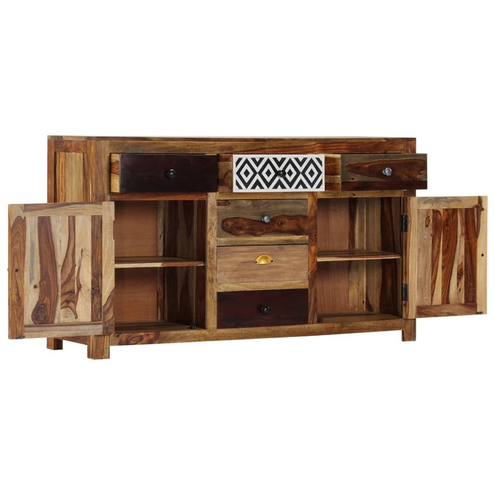 Credenza 140x40x80 cm in Legno Massello di Sheesham 248091