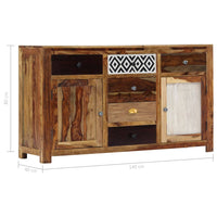 Credenza 140x40x80 cm in Legno Massello di Sheesham 248091