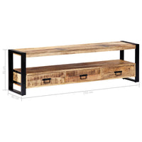 Mobile Porta TV 150x30x45 cm in Legno Massello di Mango 247906