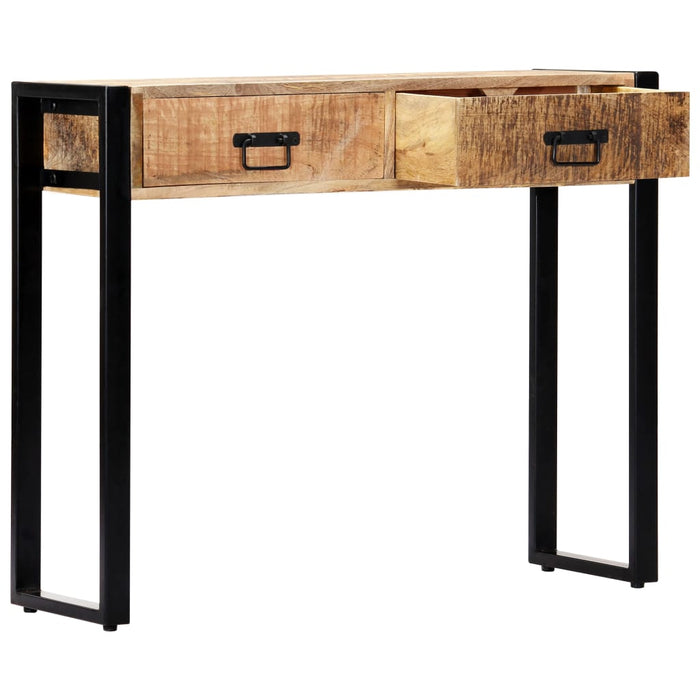 Tavolo Consolle 90x30x75 cm in Legno Massello di Mango 247920