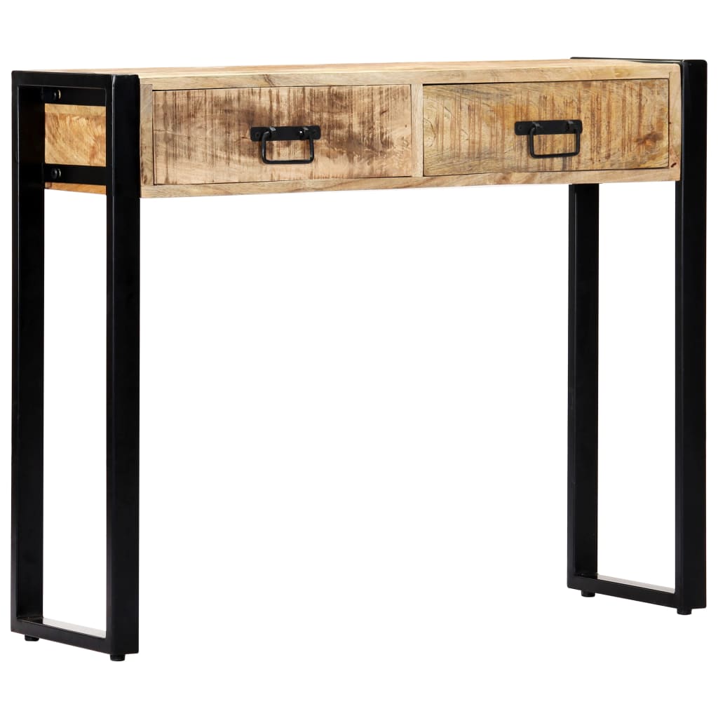 Tavolo Consolle 90x30x75 cm in Legno Massello di Mango 247920