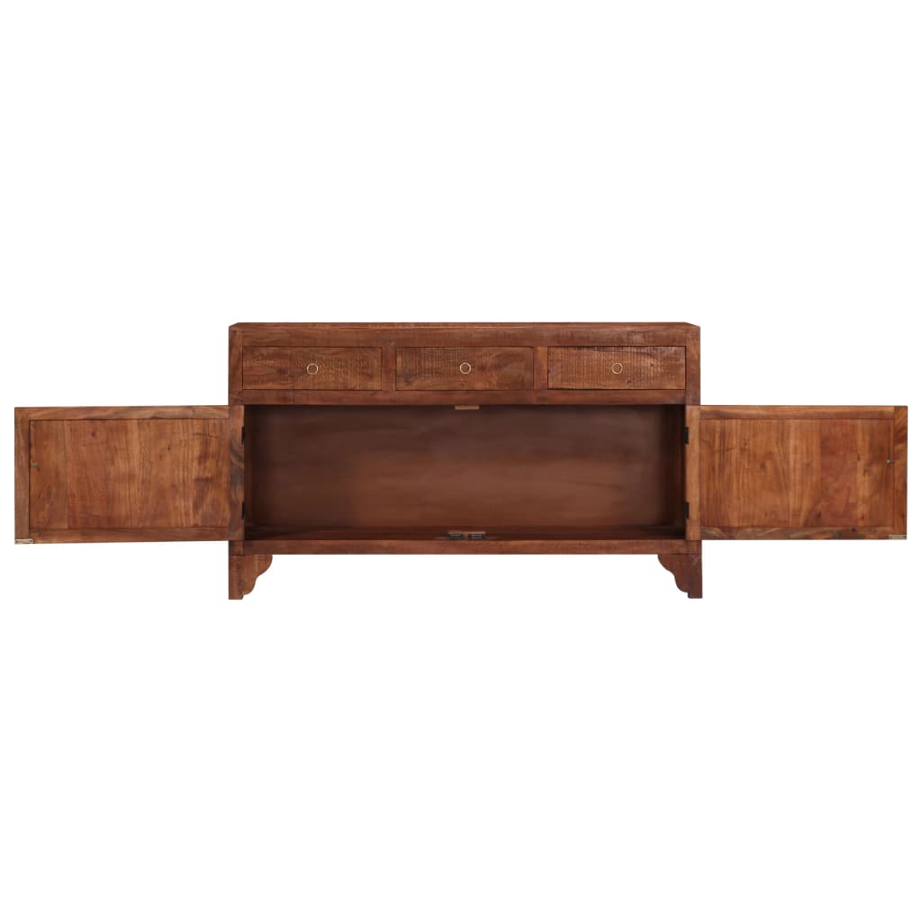 Credenza 140x40x80 cm in Legno Massello d'Acacia 247875