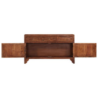 Credenza 140x40x80 cm in Legno Massello d'Acacia 247875