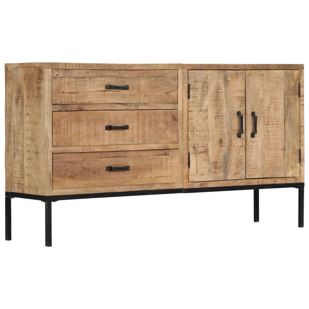 Credenza 140x35x75 cm in Legno Massello di Mango 249857