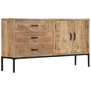 Credenza 140x35x75 cm in Legno Massello di Mango 249857