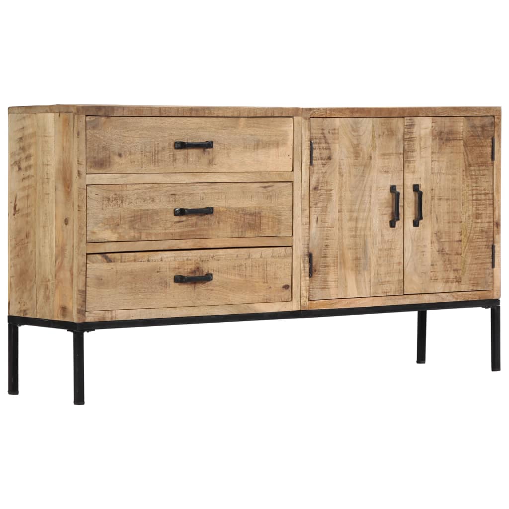 Credenza 140x35x75 cm in Legno Massello di Mango 249857