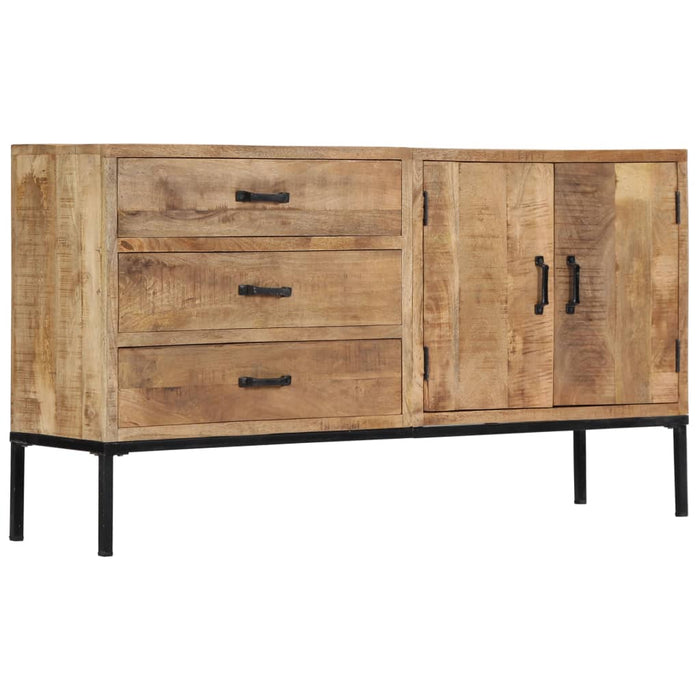 Credenza 140x35x75 cm in Legno Massello di Mango 249857