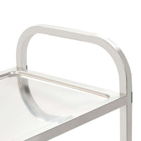 Carrello da Cucina a 3 Livelli 96,5x55x90 cm in Acciaio Inox 50914