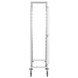 Carrello da Cucina per 16 Vassoi 38x55x163 cm in Acciaio Inox 50920