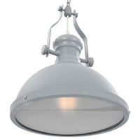 Lampadario Grigio Rotondo E27 cod mxl 64319