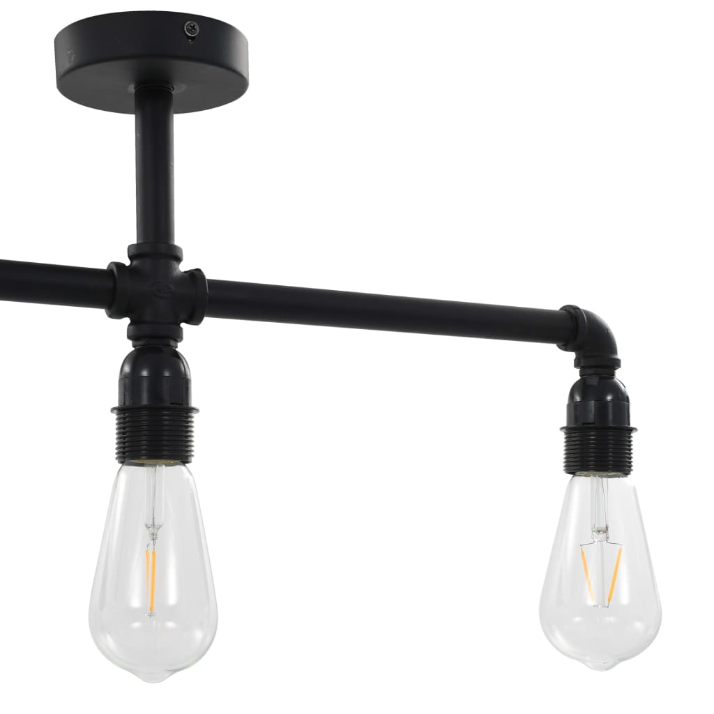 Lampadario Nero per 3 Lampadine E27