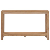 Tavolo Consolle 120x35x75 cm in Legno Massello di Teak cod mxl 29836