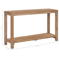 Tavolo Consolle 120x35x75 cm in Legno Massello di Teak 282850