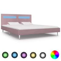 Giroletto con Luci LED Rosa in Tessuto 180x200 cm cod mxl 58792