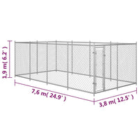 Canile da Esterno 8x4x2 m 144938