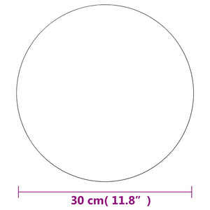 Specchio Senza Cornice Rotondo 30 cm in Vetro 283653