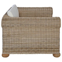 Poltrona con Cuscini in Rattan Naturale cod mxl 57978