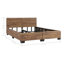 Giroletto in Rattan Naturale 160x200 cm 283095