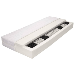 282812 Mattress 100x200 cm 7 Zone Pocket Spring 20 cm H2  cod mxl 48567