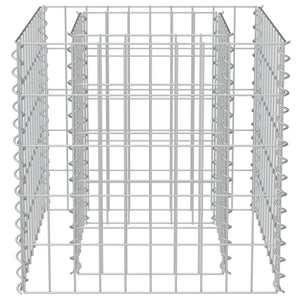 Gabbione Letto Rialzato in Acciaio Zincato 50x50x50 cm cod mxl 67390