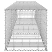 Gabbione con Copertura in Acciaio Zincato 300x50x50 cm 143591