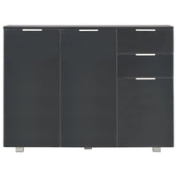 Credenza Nero Lucido 107x35x80,5 cm cod mxl 11573