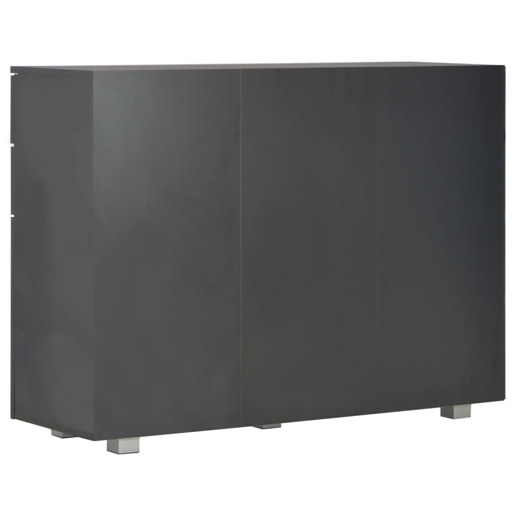 Credenza Nero Lucido 107x35x80,5 cm cod mxl 11573