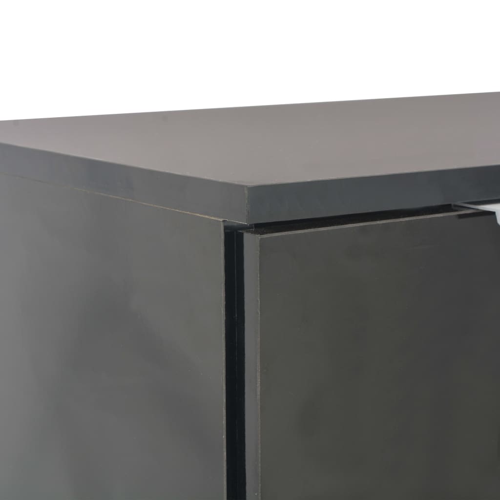 Credenza Nero Lucido 107x35x80,5 cm cod mxl 11573