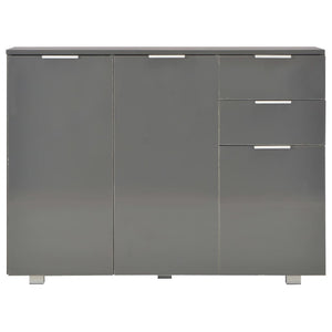 Credenza Grigio Lucido 107x35x80,5 cm cod mxl 10256