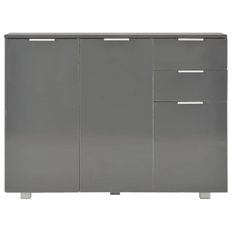 Credenza Grigio Lucido 107x35x80,5 cm cod mxl 10256