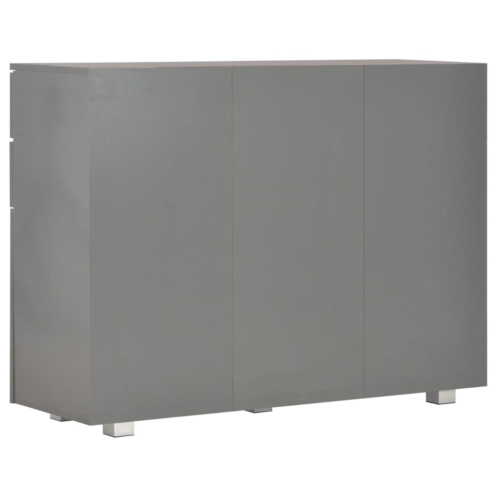 Credenza Grigio Lucido 107x35x80,5 cm cod mxl 10256